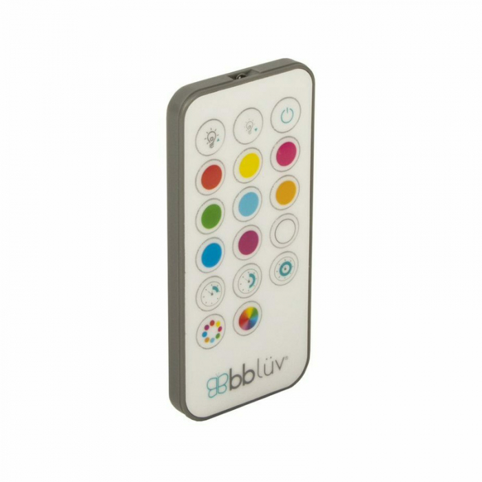 Lampa de veghe Bufnita, Hibu, Functionare pana la 10 ore, Cu telecomanda si cablu USB, Cu 9 culori diferite activate prin control Touch, Bbluv, White [6]
