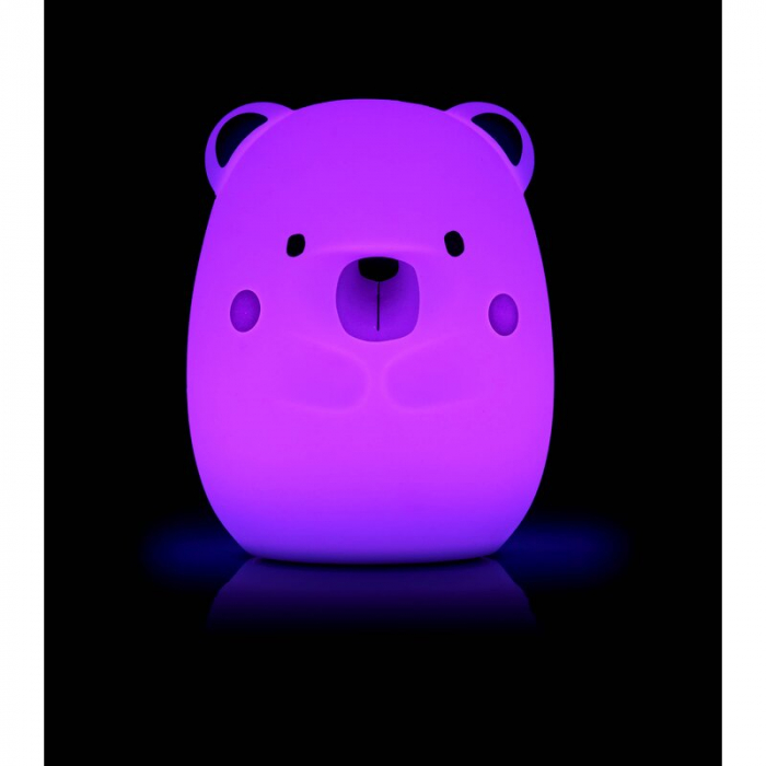 Lampa de veghe, Jane, Yum Bear, Cu 9 culori, White [8]