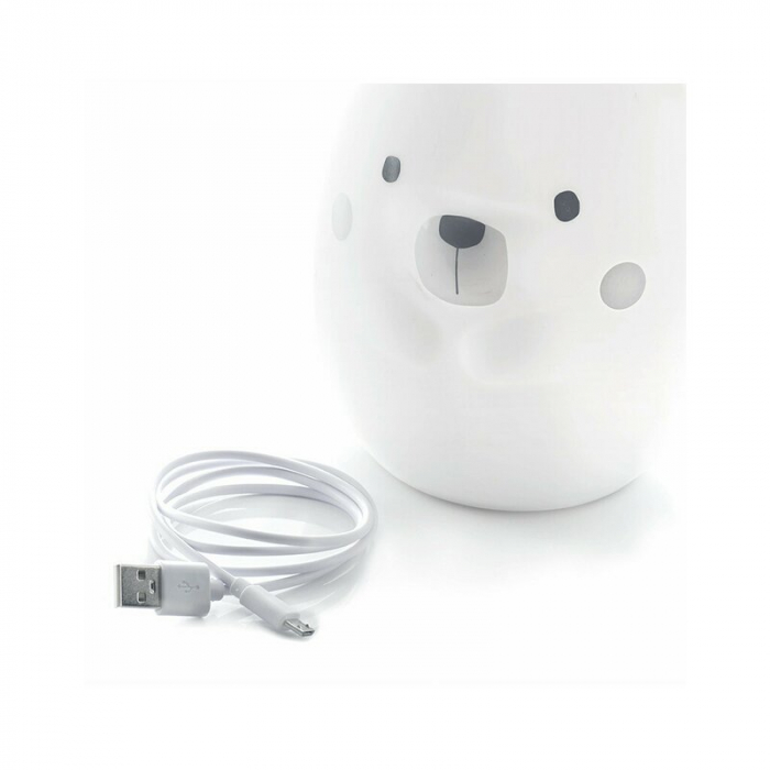 Lampa de veghe, Jane, Yum Bear, Cu 9 culori, White [2]