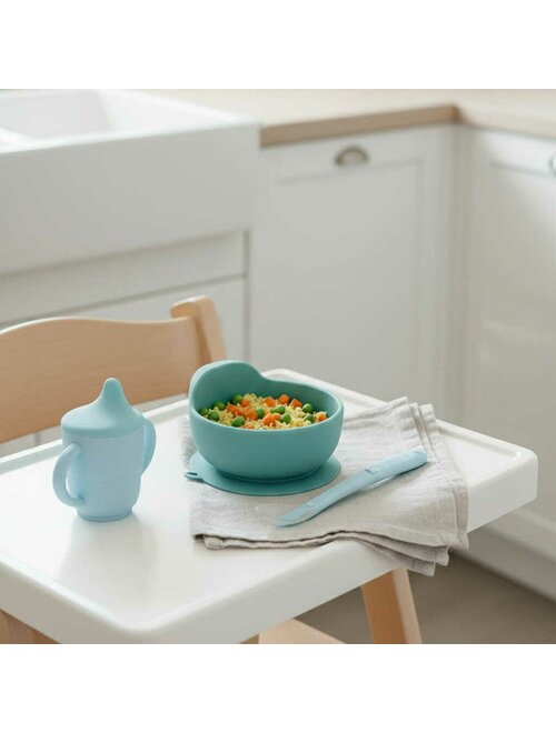 Lingurita, Bocioland, Din silicon, 6 luni+, Blue [4]