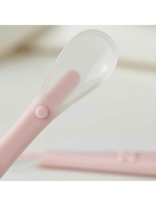 Lingurita, Bocioland, Din silicon, 6 luni+, Pink [6]