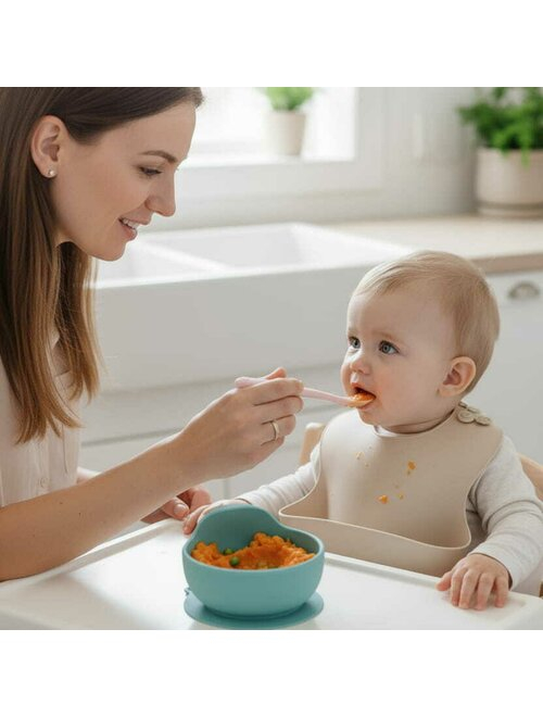 Lingurita, Bocioland, Din silicon, 6 luni+, Pink [3]