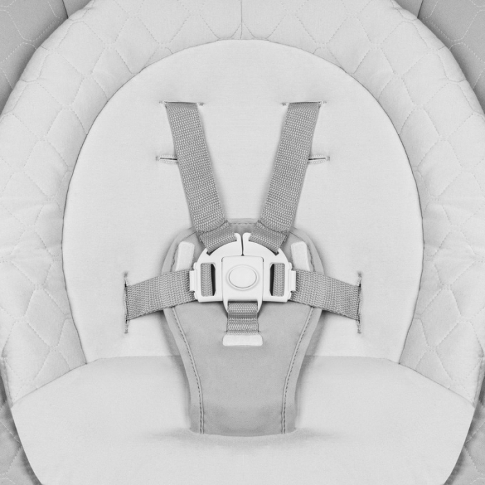Lionelo - Balansoar multifunctional Bella, Electric, Scaun reglabil, Ecran tactil si telecomanda, 6 miscari unice, 5 viteze, Cu melodii, Gri [14]