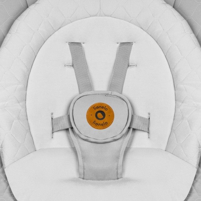 Lionelo - Balansoar multifunctional Bella, Electric, Scaun reglabil, Ecran tactil si telecomanda, 6 miscari unice, 5 viteze, Cu melodii, Gri [13]