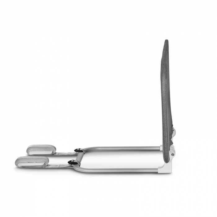 Lionelo - Bariera de protectie pentru pat Lora, Pliabila, Sistem de blocare StandSafe, Geanta de transport inclusa, 105 x 45 cm, Gri [3]