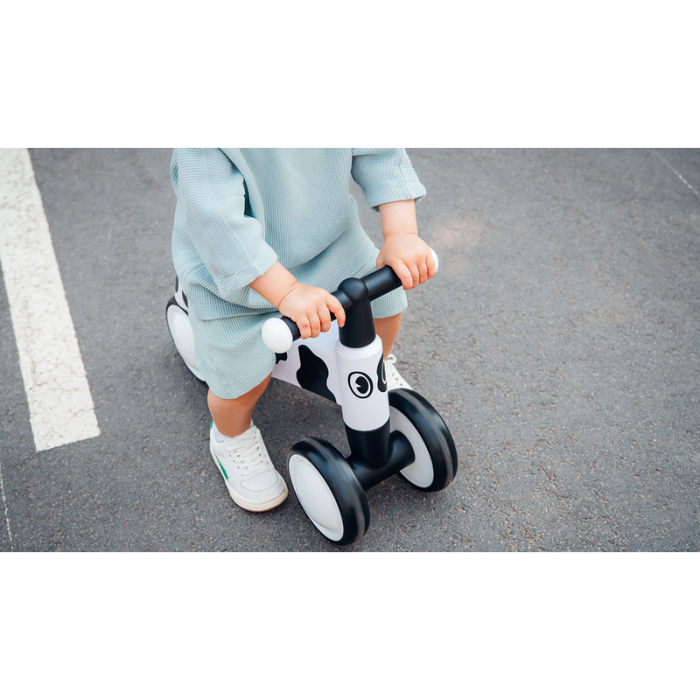 Lionelo - Bicicleta fara pedale, Sammy, Cu 4 roti, Din spuma EVA, Stabila, Manere moi, antiderapante, 12- 36 luni, Greutate maxima suportata 25 kg, Certificata EN 71-1:2014, EN 71-2:2011, EN 71-3:2019 [38]