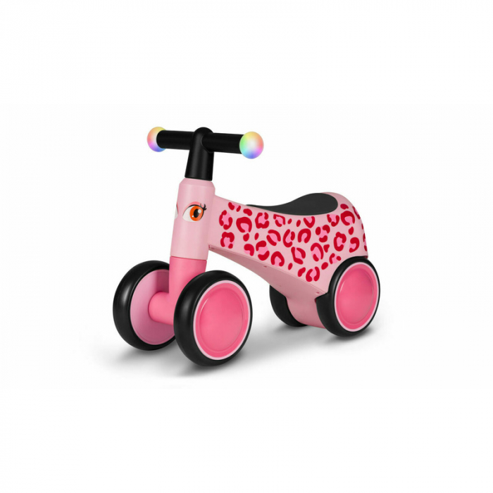 Lionelo - Bicicleta fara pedale, Sammy, Cu 4 roti, Din spuma EVA, Stabila, Manere moi, antiderapante, 12- 36 luni, Greutate maxima suportata 25 kg, Certificata EN 71-1:2014, EN 71-2:2011, EN 71-3:2019 [2]