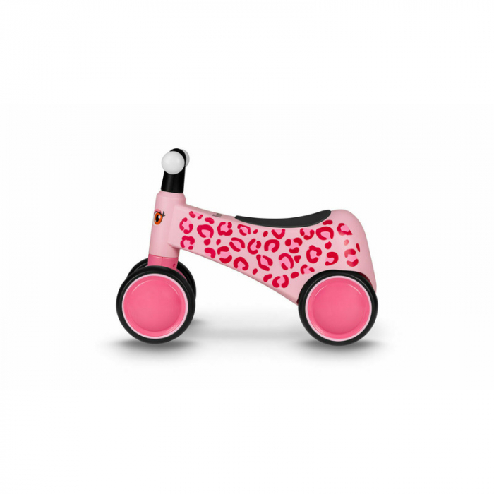 Lionelo - Bicicleta fara pedale, Sammy, Cu 4 roti, Din spuma EVA, Stabila, Manere moi, antiderapante, 12- 36 luni, Greutate maxima suportata 25 kg, Certificata EN 71-1:2014, EN 71-2:2011, EN 71-3:2019 [6]