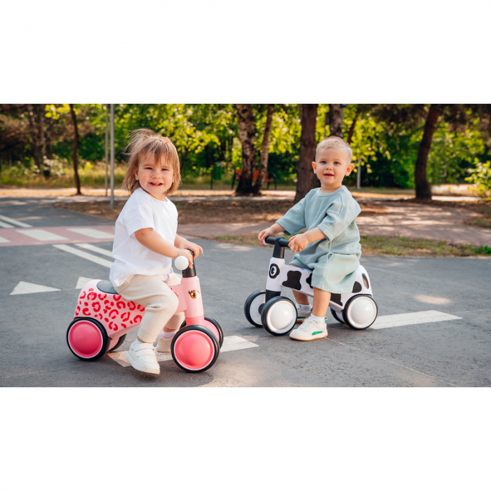 Lionelo - Bicicleta fara pedale, Sammy, Cu 4 roti, Din spuma EVA, Stabila, Manere moi, antiderapante, 12- 36 luni, Greutate maxima suportata 25 kg, Certificata EN 71-1:2014, EN 71-2:2011, EN 71-3:2019 [32]