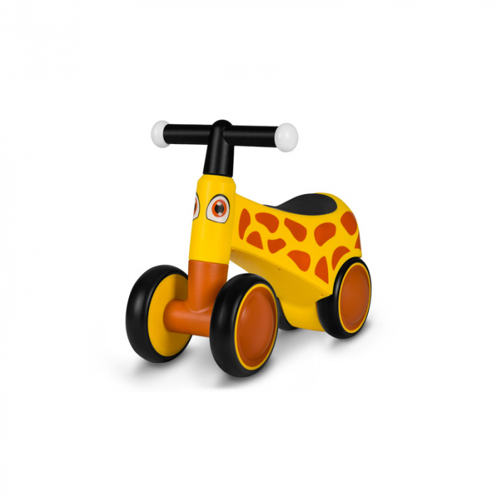 Lionelo - Bicicleta fara pedale, Sammy, Cu 4 roti, Din spuma EVA, Stabila, Manere moi, antiderapante, 12- 36 luni, Greutate maxima suportata 25 kg, Certificata EN 71-1:2014, EN 71-2:2011, EN 71-3:2019 [1]