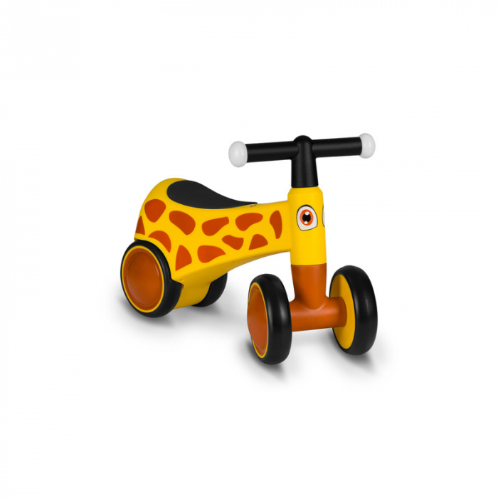 Lionelo - Bicicleta fara pedale, Sammy, Cu 4 roti, Din spuma EVA, Stabila, Manere moi, antiderapante, 12- 36 luni, Greutate maxima suportata 25 kg, Certificata EN 71-1:2014, EN 71-2:2011, EN 71-3:2019 [7]