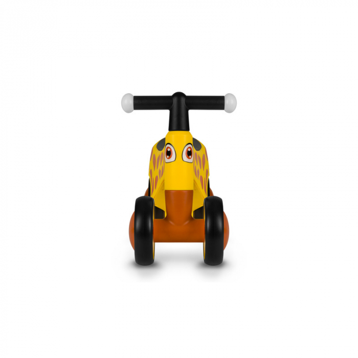 Lionelo - Bicicleta fara pedale, Sammy, Cu 4 roti, Din spuma EVA, Stabila, Manere moi, antiderapante, 12- 36 luni, Greutate maxima suportata 25 kg, Certificata EN 71-1:2014, EN 71-2:2011, EN 71-3:2019 [6]