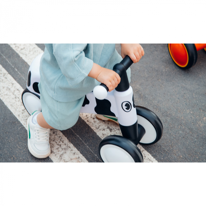 Lionelo - Bicicleta fara pedale, Sammy, Cu 4 roti, Din spuma EVA, Stabila, Manere moi, antiderapante, 12- 36 luni, Greutate maxima suportata 25 kg, Certificata EN 71-1:2014, EN 71-2:2011, EN 71-3:2019 [36]