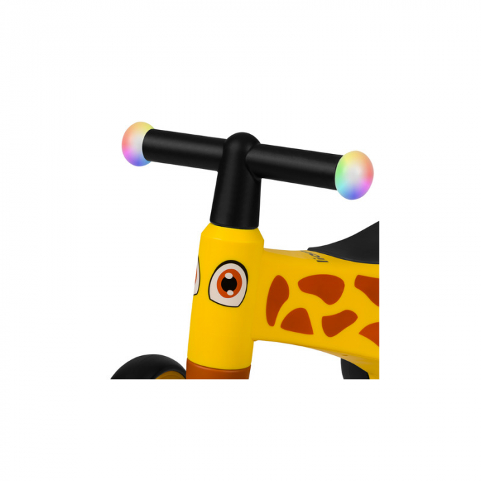 Lionelo - Bicicleta fara pedale, Sammy, Cu 4 roti, Din spuma EVA, Stabila, Manere moi, antiderapante, 12- 36 luni, Greutate maxima suportata 25 kg, Certificata EN 71-1:2014, EN 71-2:2011, EN 71-3:2019 [10]