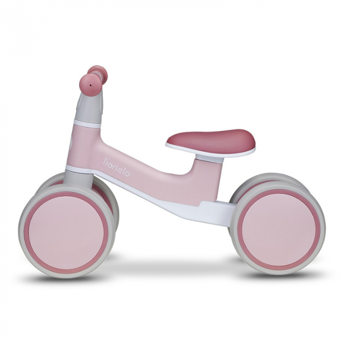 Lionelo - Bicicleta fara pedale Villy, Cu 4 roti, Din spuma EVA si TPR, Stabila, Manere moi, antiderapante, 12- 36 luni, Sustine pana la 30 kg, Certificata EN 71-1:2014, EN 71-2:2011, EN 71-3:2019, Ro [5]