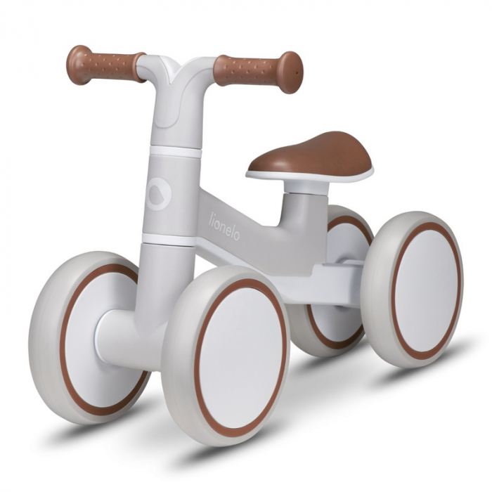 Lionelo - Bicicleta fara pedale Villy, Cu 4 roti, Din spuma EVA si TPR, Stabila, Manere moi, antiderapante, 12- 36 luni, Sustine pana la 30 kg, Certificata EN 71-1:2014, EN 71-2:2011, EN 71-3:2019, Be [4]