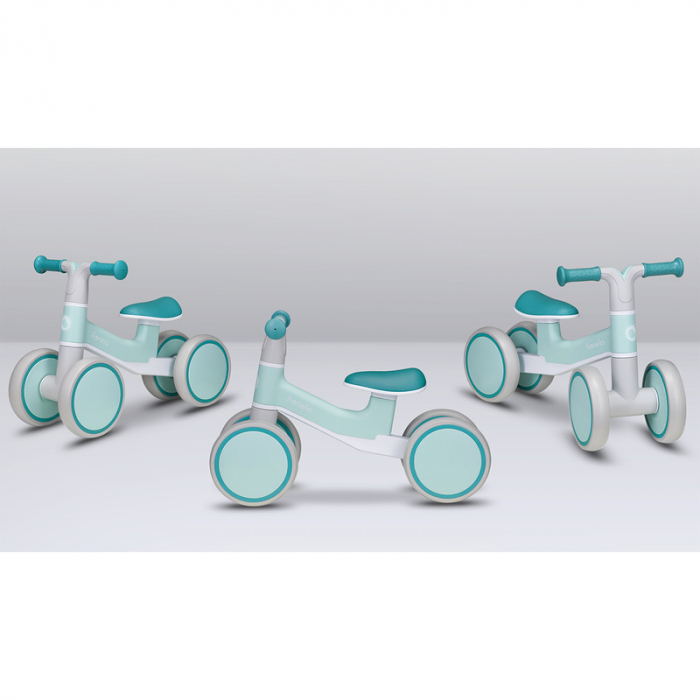 Lionelo - Bicicleta fara pedale Villy, Cu 4 roti, Din spuma EVA si TPR, Stabila, Manere moi, antiderapante, 12- 36 luni, Sustine pana la 30 kg, Certificata EN 71-1:2014, EN 71-2:2011, EN 71-3:2019, Ve [11]