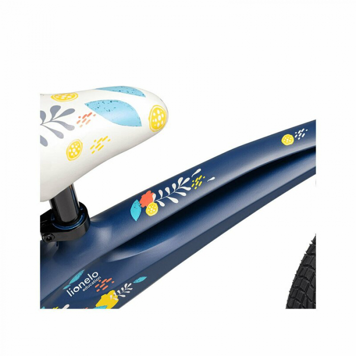 Lionelo - Bicicleta usoara Bart Air, Fara pedale, Cu roti gonflabile, Cu cadru din magneziu, Cu ghidon si sa reglabile, Greutate 3.8 Kg, 12 inch, Conform cu standardul european de securitate EN71, Alb [6]