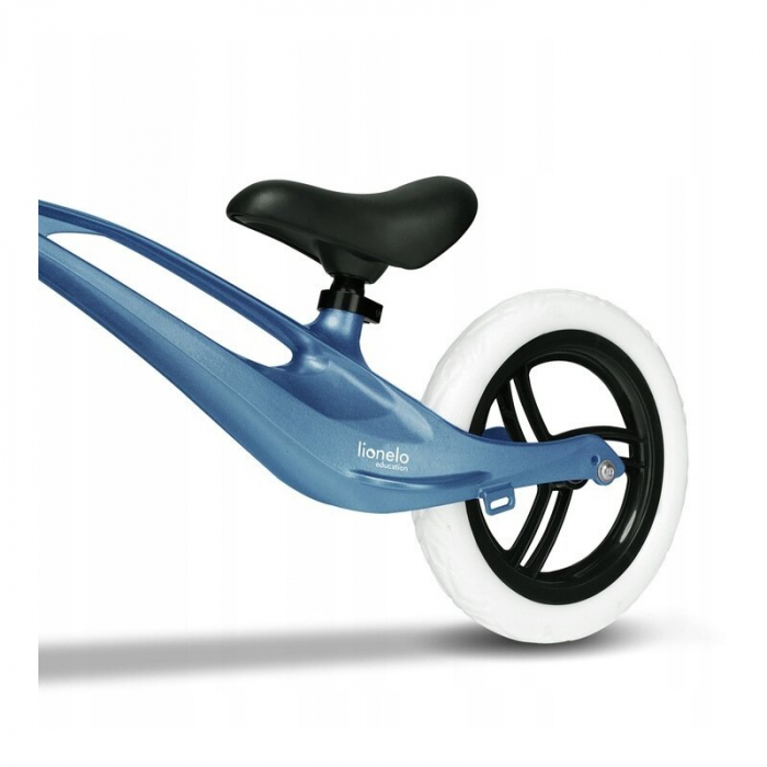Lionelo - Bicicleta usoara Bart, Fara pedale, Cu cadru din magneziu, Cu ghidon si sa reglabile, Greutate 3 Kg, 12 inch, Conform cu standardul european de securitate EN71, Sky Blue [3]