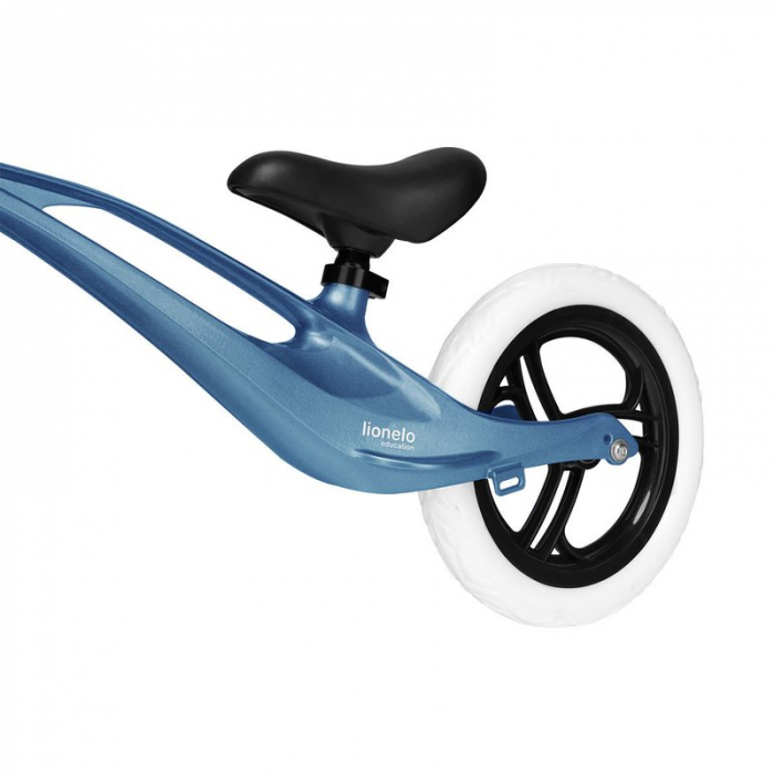 Lionelo - Bicicleta usoara Bart, Fara pedale, Cu cadru din magneziu, Cu ghidon si sa reglabile, Greutate 3 Kg, 12 inch, Conform cu standardul european de securitate EN71, Sky Blue [8]