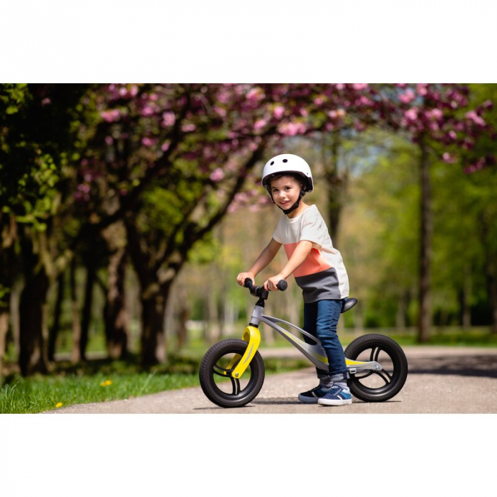 Lionelo - Bicicleta usoara Bart Tour, Fara pedale, Cu cadru din magneziu, Cu ghidon si sa reglabile, Greutate 3.8 Kg, 12 inch, Conform cu standardul european de securitate EN71, Pink Bubblegum [31]