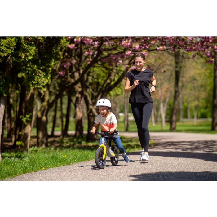 Lionelo - Bicicleta usoara Bart Tour, Fara pedale, Cu cadru din magneziu, Cu ghidon si sa reglabile, Greutate 3.8 Kg, 12 inch, Conform cu standardul european de securitate EN71, Pink Bubblegum [23]
