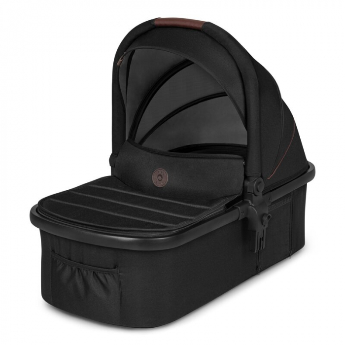 Lionelo - Carucior Amber, 2 in 1, Cadru aluminiu, Cu landou intarit si salteluta moale, Reversibil, Maner ajustabil, Huse pentru picioare, ploaie, Plasa de tantari, Geanta parinti, Pana la 22 kg, EN18 [20]