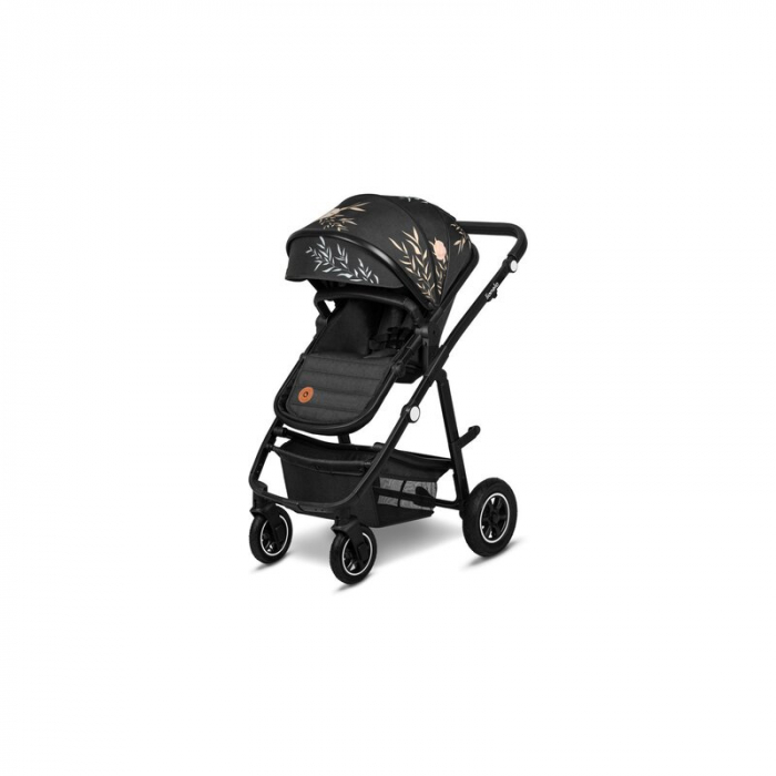 Lionelo - Carucior Amber, 2 in 1, Editie Lovin\', Cadru aluminiu, Cu landou intarit si salteluta moale, Reversibil, Maner ajustabil, Huse pentru picioare, ploaie, Plasa de tantari, Geanta parinti, Pan [6]
