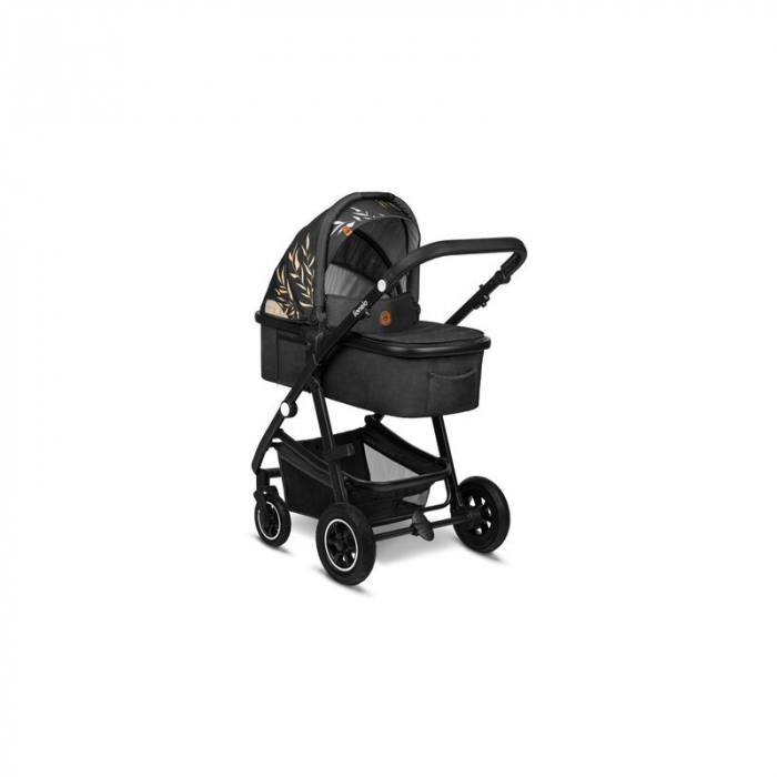 Lionelo - Carucior Amber, 2 in 1, Editie Lovin\', Cadru aluminiu, Cu landou intarit si salteluta moale, Reversibil, Maner ajustabil, Huse pentru picioare, ploaie, Plasa de tantari, Geanta parinti, Pan [15]