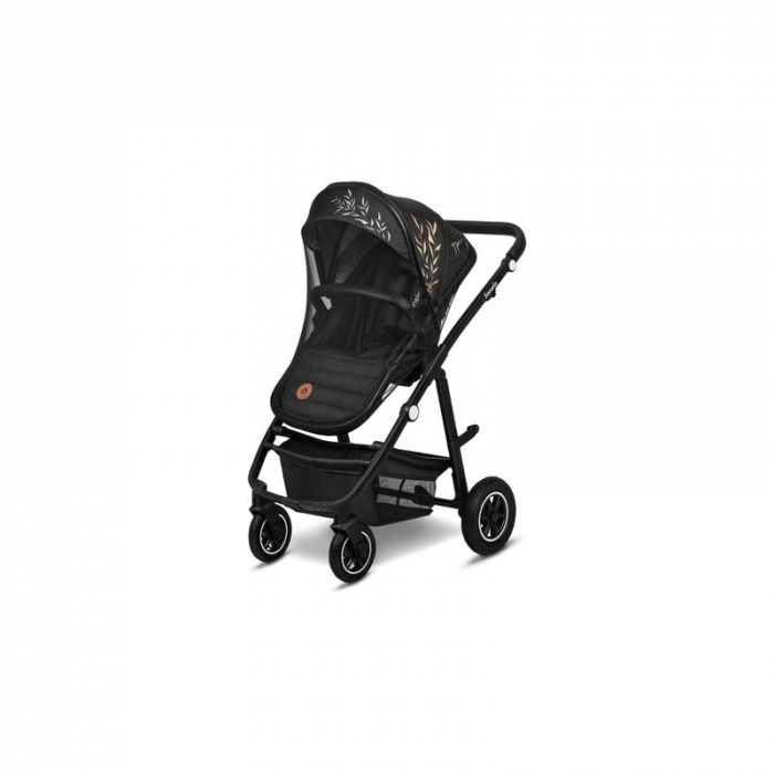 Lionelo - Carucior Amber, 2 in 1, Editie Lovin\', Cadru aluminiu, Cu landou intarit si salteluta moale, Reversibil, Maner ajustabil, Huse pentru picioare, ploaie, Plasa de tantari, Geanta parinti, Pan [28]