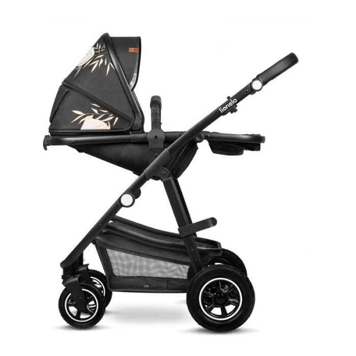 Lionelo - Carucior Amber, 2 in 1, Editie Lovin\', Cadru aluminiu, Cu landou intarit si salteluta moale, Reversibil, Maner ajustabil, Huse pentru picioare, ploaie, Plasa de tantari, Geanta parinti, Pan [12]