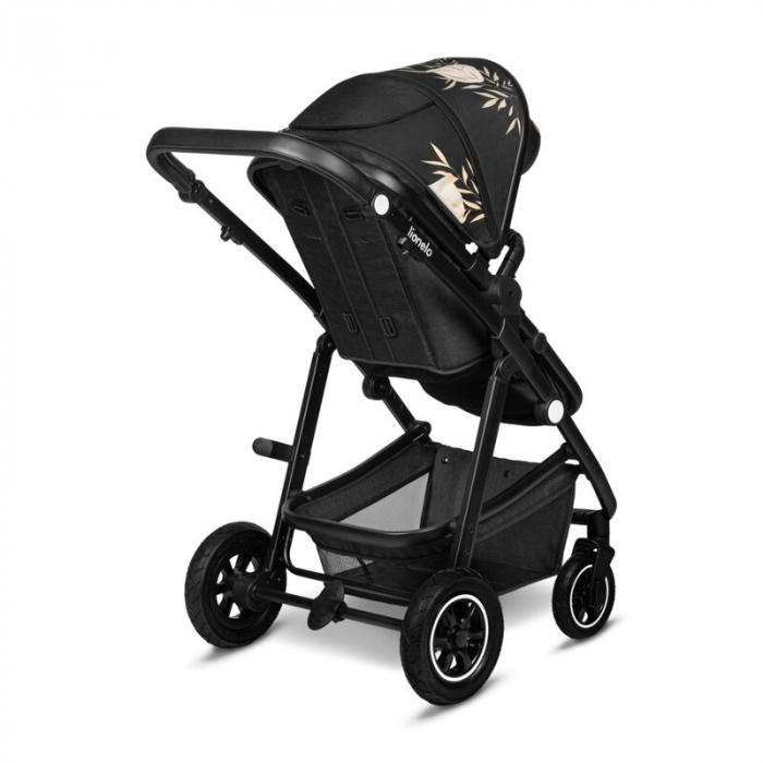 Lionelo - Carucior Amber, 2 in 1, Editie Lovin\', Cadru aluminiu, Cu landou intarit si salteluta moale, Reversibil, Maner ajustabil, Huse pentru picioare, ploaie, Plasa de tantari, Geanta parinti, Pan [9]