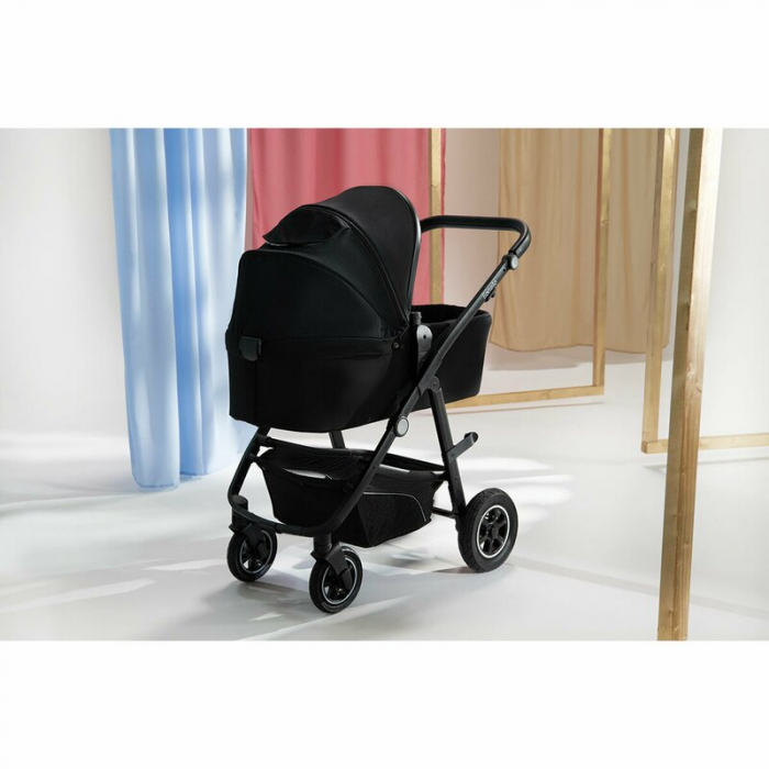 Lionelo - Carucior Bianka, 3 in 1, Cadru aluminiu, Cu landou intarit si salteluta moale, Maner ajustabil, Include saculet de picioare, Husa de ploaie si tantari, Geanta pentru parinti, Sustine 22 kg, [45]