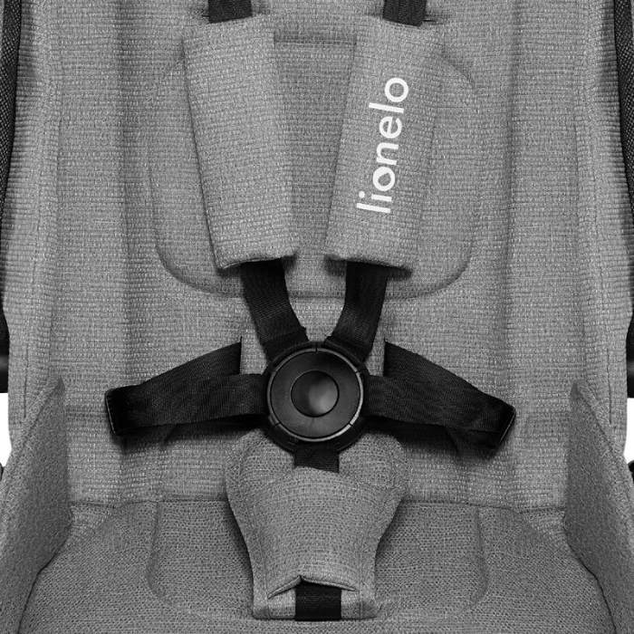 Lionelo - Carucior Mika, 3 in 1, Cadru din aluminiu, Cu landou intarit si salteluta moale, Scoica auto, Reversibil, Maner ajustabil, Plasa de tantari, Husa de ploaie, de picioare, Pana la 22 kg, EN188 [19]