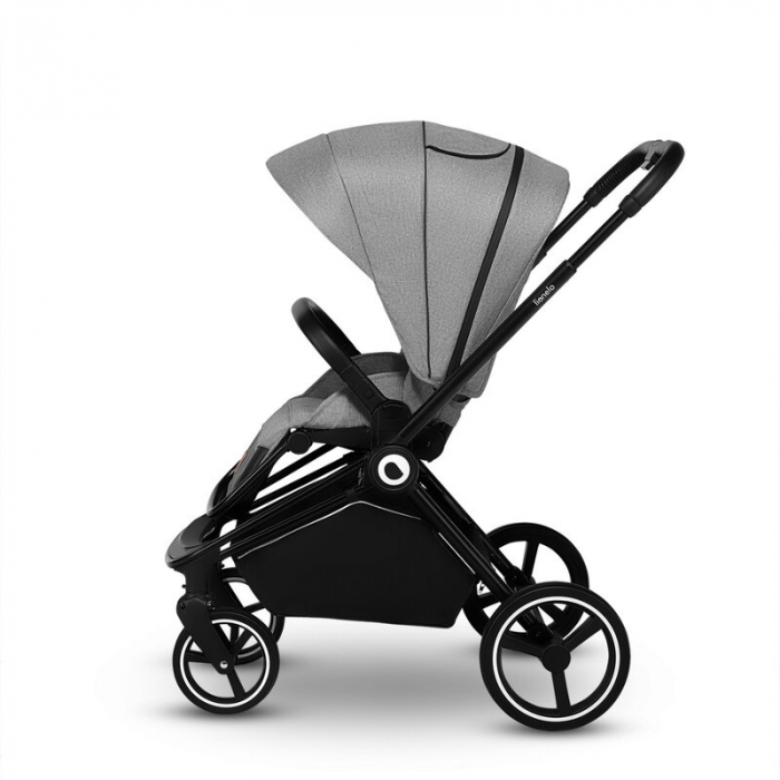 Lionelo - Carucior Mika, 3 in 1, Cadru din aluminiu, Cu landou intarit si salteluta moale, Scoica auto, Reversibil, Maner ajustabil, Plasa de tantari, Husa de ploaie, de picioare, Pana la 22 kg, EN188 [9]