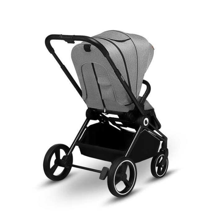 Lionelo - Carucior Mika, 3 in 1, Cadru din aluminiu, Cu landou intarit si salteluta moale, Scoica auto, Reversibil, Maner ajustabil, Plasa de tantari, Husa de ploaie, de picioare, Pana la 22 kg, EN188 [15]