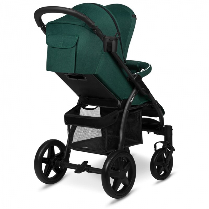 Lionelo - Carucior sport Annet Plus, De la nastere, Cu accesorii si capotina XXL reglabila, 0 - 22 Kg, Conform cu standardele europene de securitate EN1888-1 si EN1888-2, Verde [9]