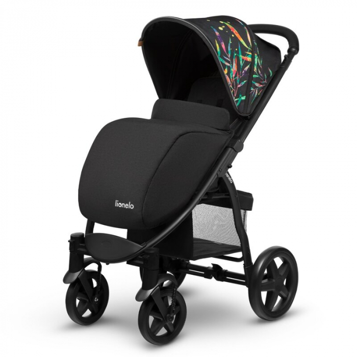 Lionelo - Carucior sport Annet Plus Dreamin\', Editie limitata, De la nastere, Cu accesorii, 0 - 22 Kg, Conform cu standardele europene de securitate EN1888-1 si EN1888-2, Negru [8]