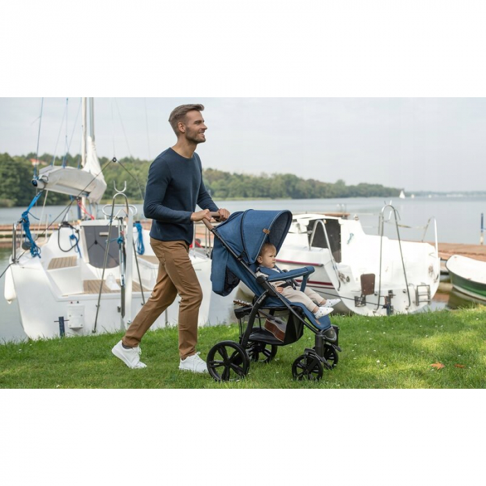 Lionelo - Carucior sport Annet Plus Lovin\', Editie limitata, De la nastere, Cu accesorii, 0 - 22 Kg, Conform cu standardele europene de securitate EN1888-1 si EN1888-2, Negru [22]