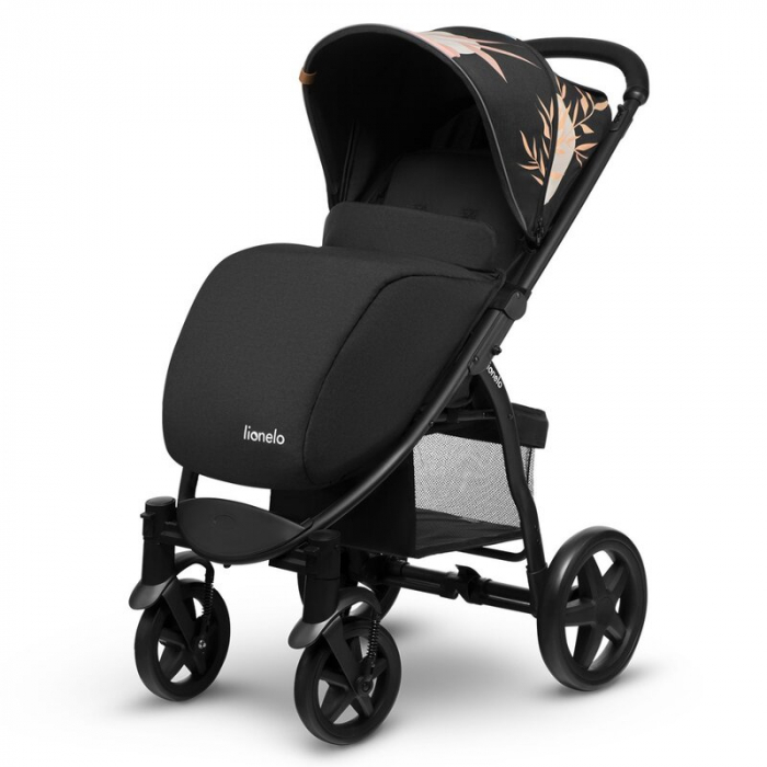Lionelo - Carucior sport Annet Plus Lovin\', Editie limitata, De la nastere, Cu accesorii, 0 - 22 Kg, Conform cu standardele europene de securitate EN1888-1 si EN1888-2, Negru [8]