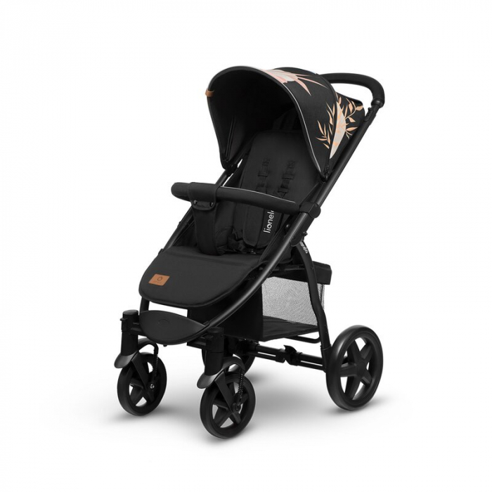 Lionelo - Carucior sport Annet Plus Lovin\', Editie limitata, De la nastere, Cu accesorii, 0 - 22 Kg, Conform cu standardele europene de securitate EN1888-1 si EN1888-2, Negru [6]