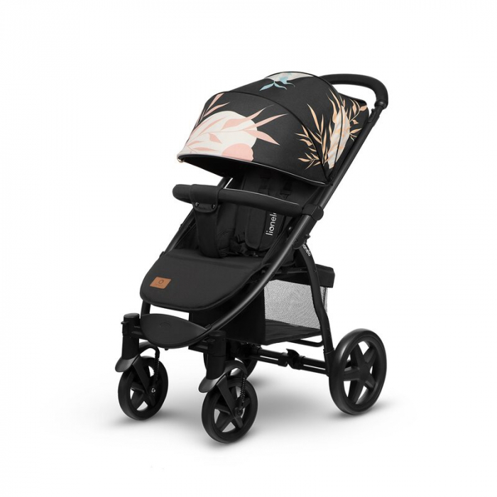 Lionelo - Carucior sport Annet Plus Lovin\', Editie limitata, De la nastere, Cu accesorii, 0 - 22 Kg, Conform cu standardele europene de securitate EN1888-1 si EN1888-2, Negru [7]