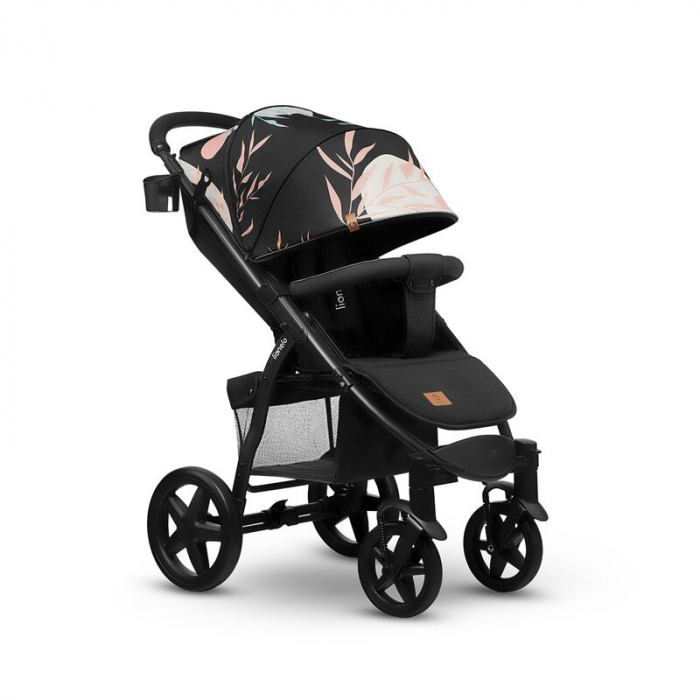 Lionelo - Carucior sport Annet Plus Lovin\', Editie limitata, De la nastere, Cu accesorii, 0 - 22 Kg, Conform cu standardele europene de securitate EN1888-1 si EN1888-2, Negru [4]