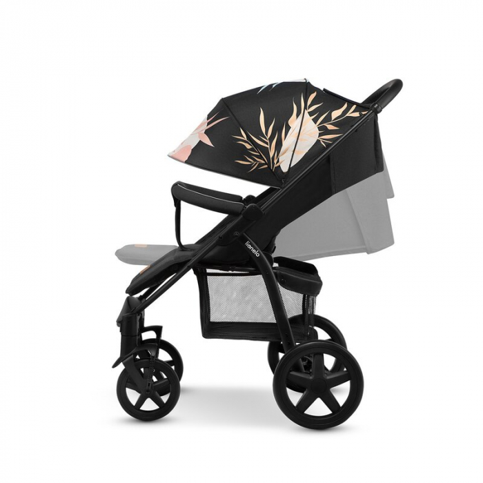 Lionelo - Carucior sport Annet Plus Lovin\', Editie limitata, De la nastere, Cu accesorii, 0 - 22 Kg, Conform cu standardele europene de securitate EN1888-1 si EN1888-2, Negru [12]