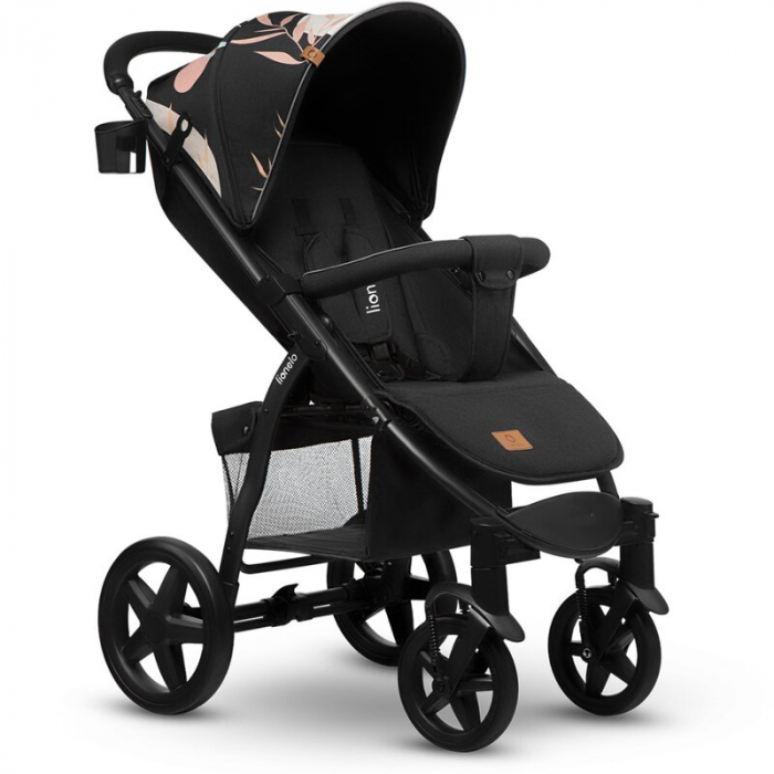 Lionelo - Carucior sport Annet Plus Lovin\', Editie limitata, De la nastere, Cu accesorii, 0 - 22 Kg, Conform cu standardele europene de securitate EN1888-1 si EN1888-2, Negru [3]