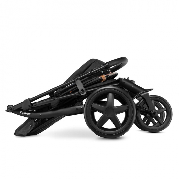Lionelo - Carucior sport Annet Plus Lovin\', Editie limitata, De la nastere, Cu accesorii, 0 - 22 Kg, Conform cu standardele europene de securitate EN1888-1 si EN1888-2, Negru [18]