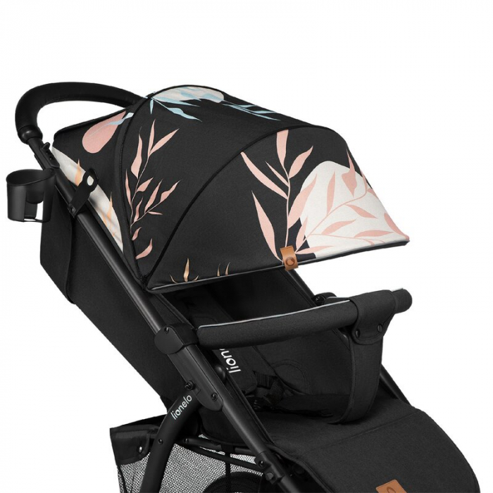 Lionelo - Carucior sport Annet Plus Lovin\', Editie limitata, De la nastere, Cu accesorii, 0 - 22 Kg, Conform cu standardele europene de securitate EN1888-1 si EN1888-2, Negru [5]