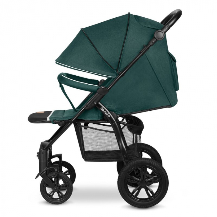 Lionelo - Carucior sport Annet Tour, De la nastere, Cu capotina impermeabila, Cu filtru UPF 50+, Cu maner reglabil, Plasa de tantari, Suport biberon, Saculet pentru picioare, Pana la 22 kg, Cu certifi [7]