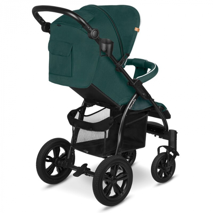 Lionelo - Carucior sport Annet Tour, De la nastere, Cu capotina impermeabila, Cu filtru UPF 50+, Cu maner reglabil, Plasa de tantari, Suport biberon, Saculet pentru picioare, Pana la 22 kg, Cu certifi [12]
