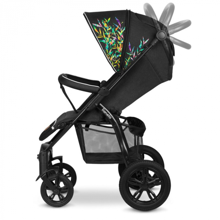 Lionelo - Carucior sport Annet Tour Dreamin, Editie Limitata, De la nastere, Cu capotina impermeabila, Cu filtru, UPF 50+, Cu maner reglabil, Plasa de tantari, Suport biberon, Saculet pentru picioare, [13]